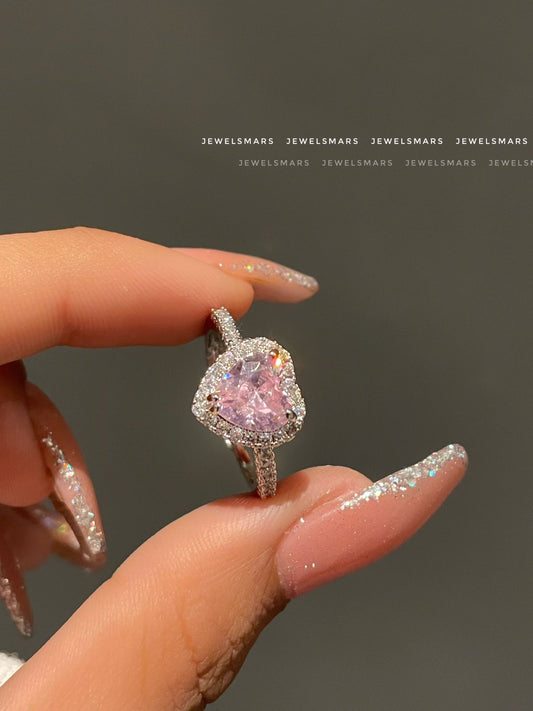 Soulmate Heart Ring - pink