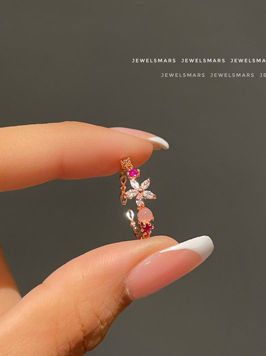 Tinker bell Flower detailed Dreamy Ring